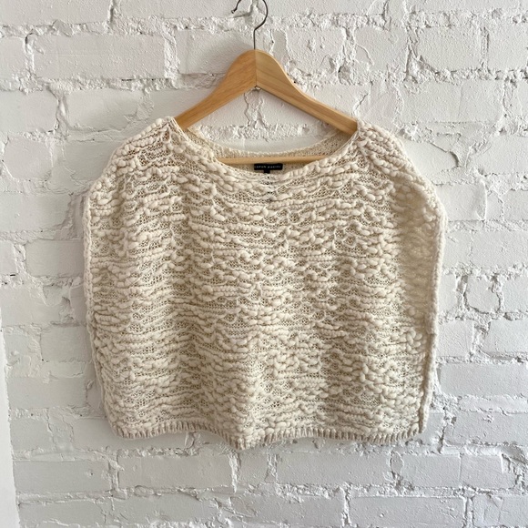 SARAH PACINI knitted sleeveless bolero - Picture 1 of 4